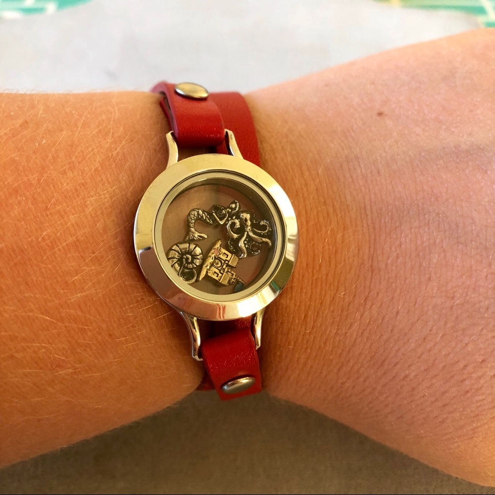 Origami Owl wrap bracelet.